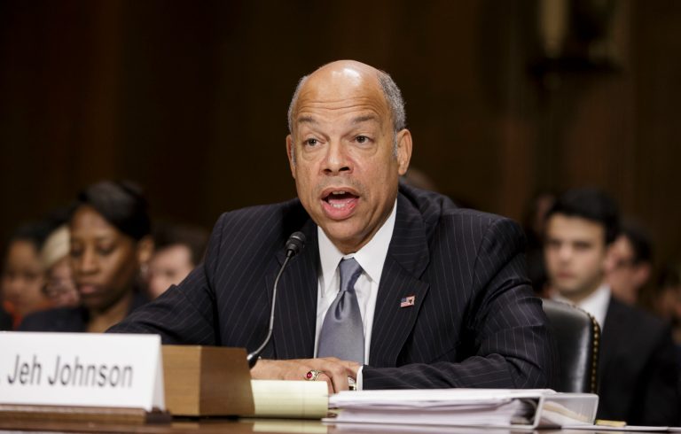 Homeland Security Secretary Jeh Johnson said Syria's designation was extended through March 31, 2018. (AP Photo)