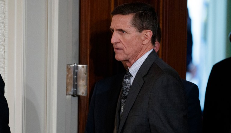 Flynn is currently under investigation by special counsel Robert Mueller and several congressional committees for his ties to foreign governments, including Russia and Turkey. (AP Photo/Evan Vucci, File)
