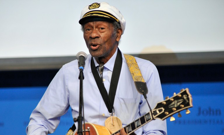 Chuck Berry was known as a legendary musician and pioneer the rock-and-roll and rhythm-and-blues genres. (AP Photo/Josh Reynolds, File)