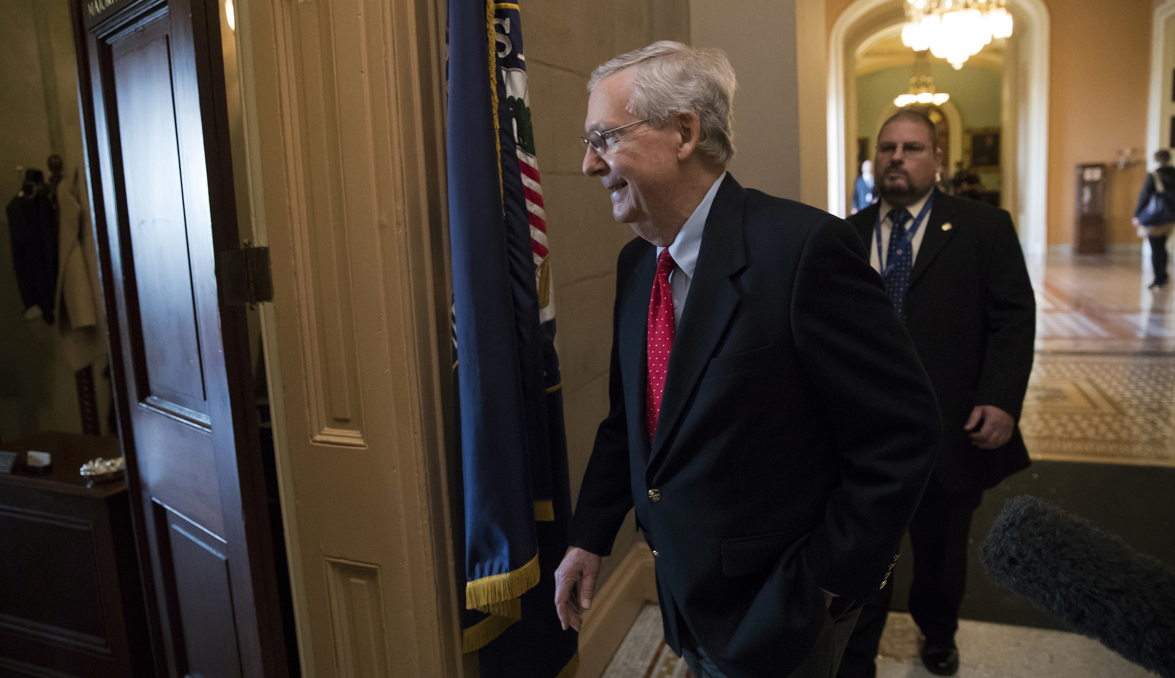 Mitch McConnell revels in tax reform victory after summer healthcare debacle