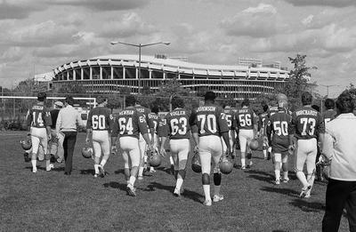 AP File photo
RFK Stadium will celebrate its 50th anniversary Saturday. The Redskins opened the venue after the Senators fled to Minnesota.