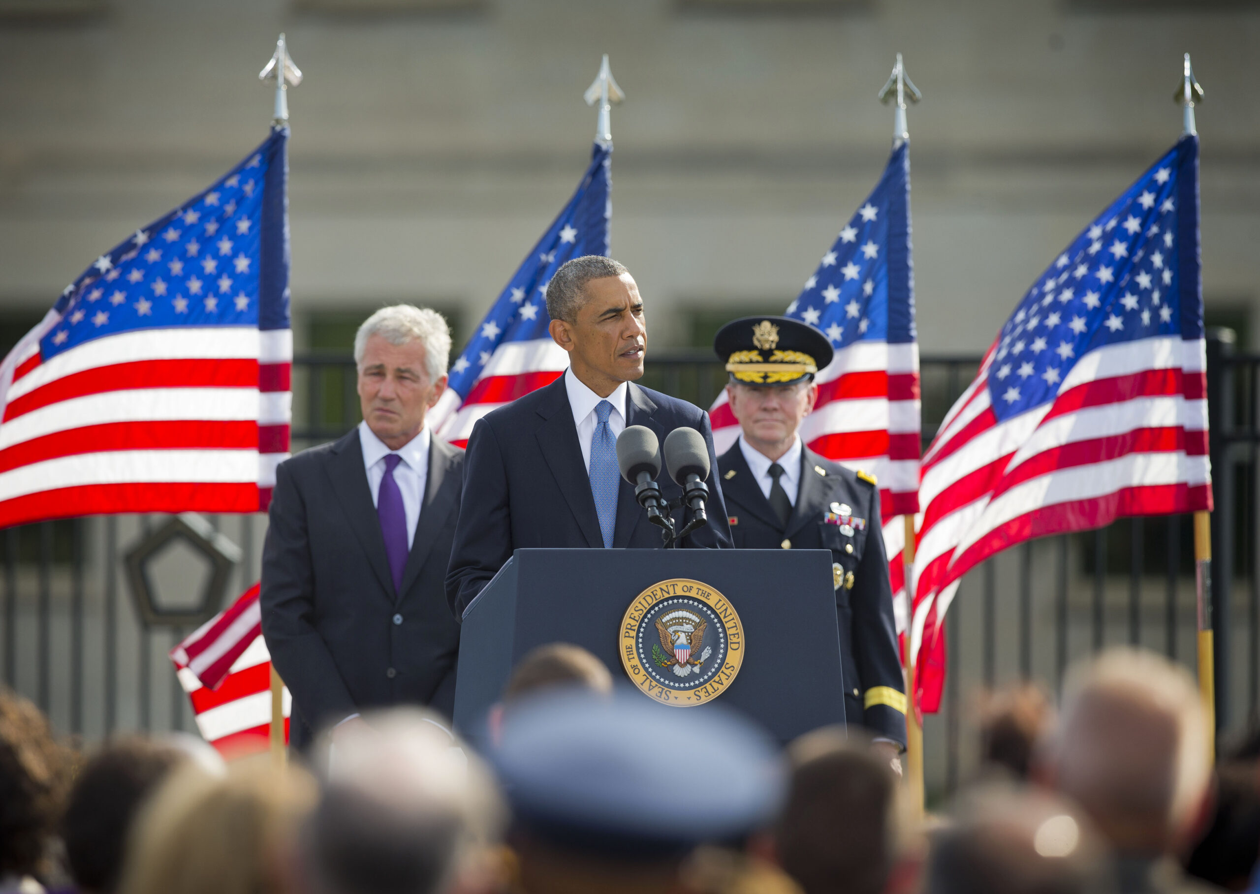Across the years, Obama’s 9/11 message varies