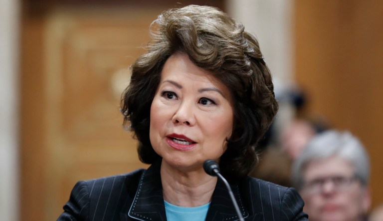 Chao traveled on a government-owned Gulfstream IV, as well as two leased Cessnas, seven times over the last eight months according to reports. (AP Photo/Alex Brandon)