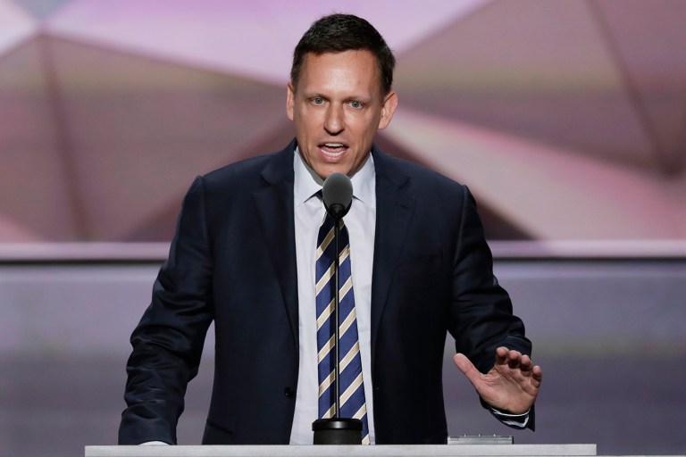 Entrepreneur Peter Thiel.