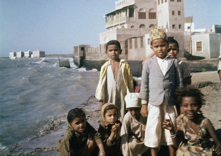 Yemenite children in Yemen on Nov. 7, 1962. (AP Photo)