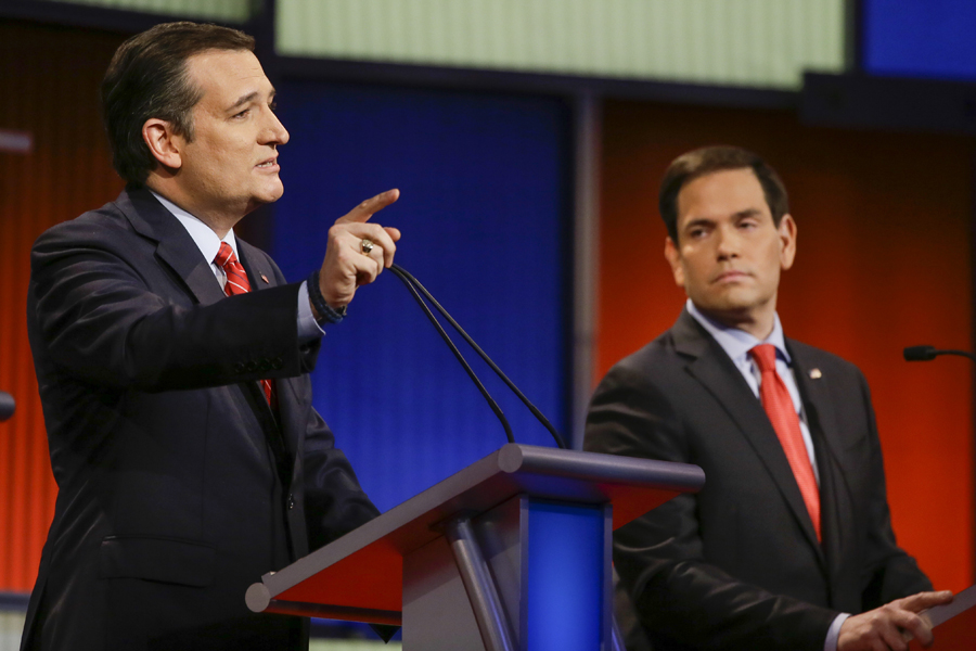 Cruz’s super PACs spent more against Rubio than Trump in last week