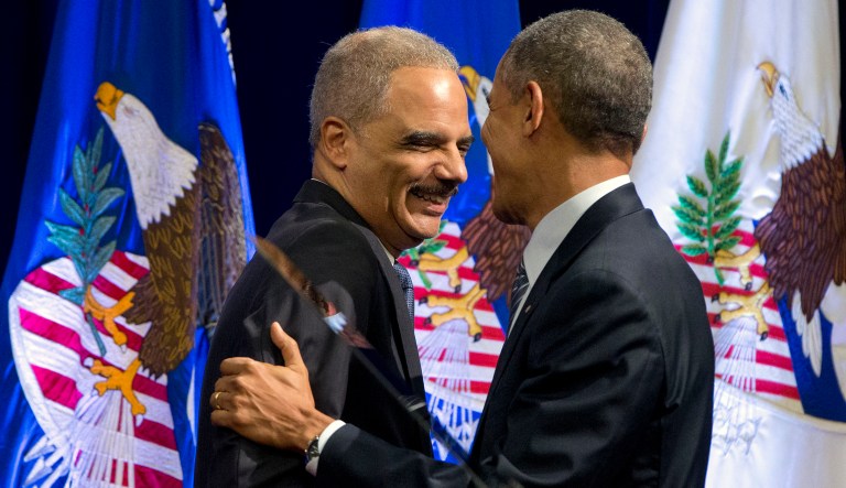 The National Republican Redistricting Trust was formed as a counterweight to the new Democratic group backed by former President Barack Obama and supervised by former Attorney General Eric Holder. (AP Photo/Jacquelyn Martin)