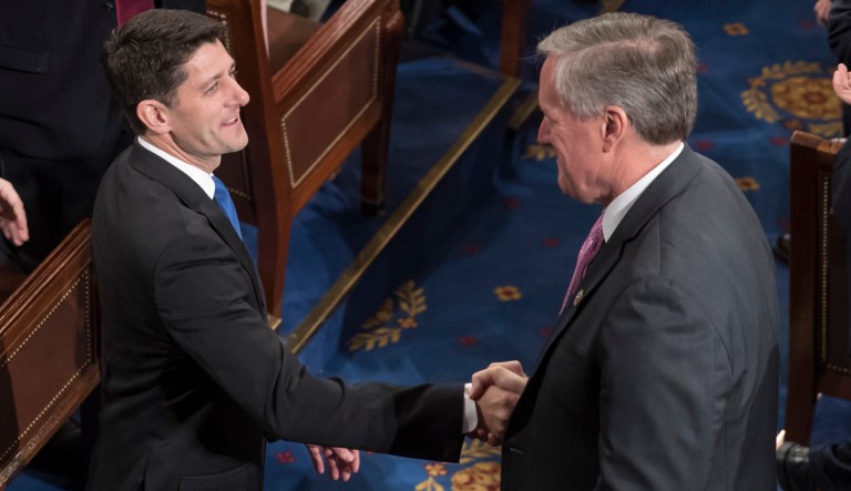 Meadows is an unwilling antagonist. He doesn't want to kill the king. He just wants to argue with him. (AP Photo/J. Scott Applewhite)