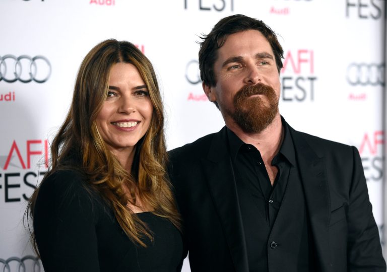 Christian Bale and Sibi Blazic arrive at the world premiere of 