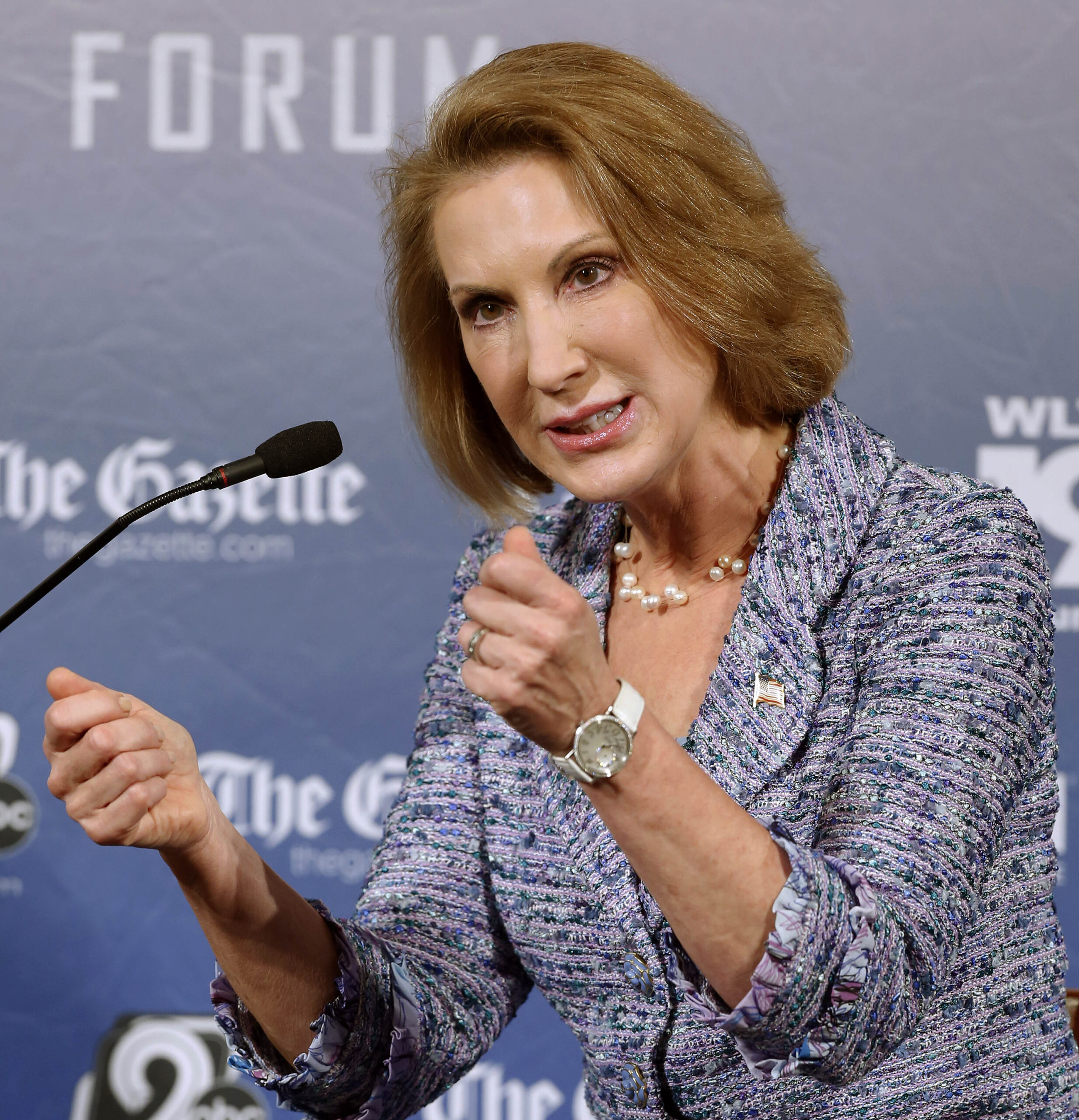 Carly Fiorina sets herself apart from Donald Trump: ‘I am truly a self-made woman’