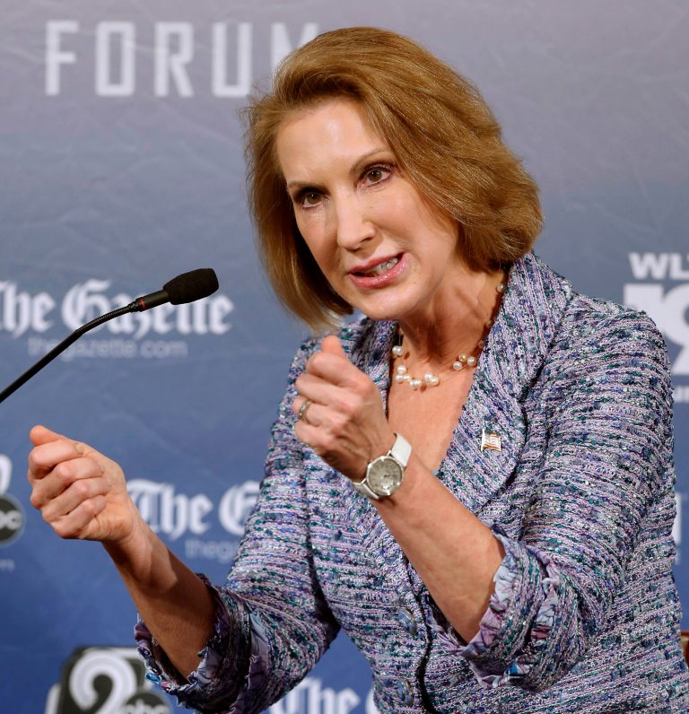 Carly Fiorina said DonaldÂ Trump 