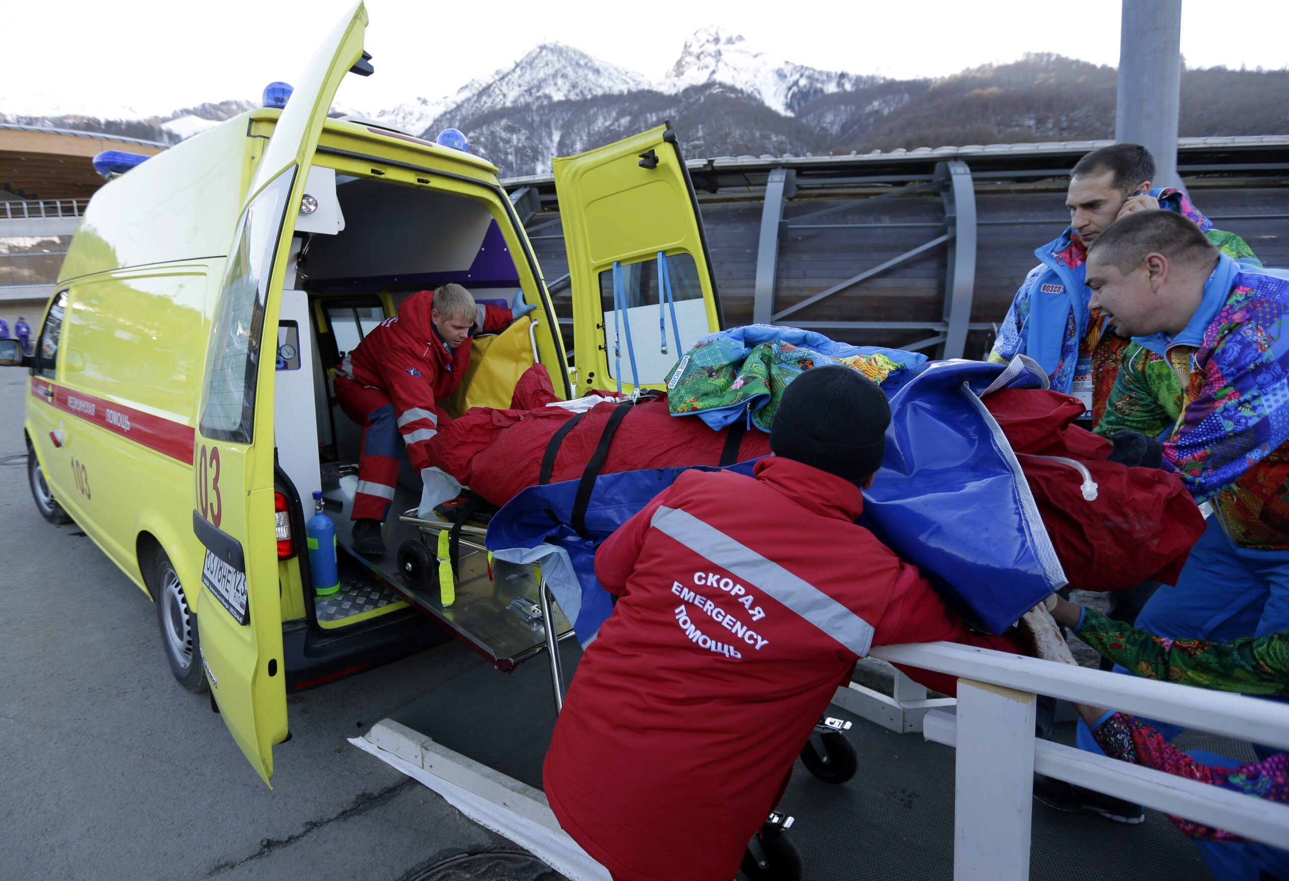 Worker hit by bobsled is stable after surgery