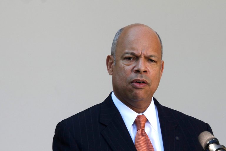 President Obama finally nominated Department of Homeland Security Secretary Janet Napolitano's replacement, former top Pentagon lawyer Jeh Johnson. (AP Photo)