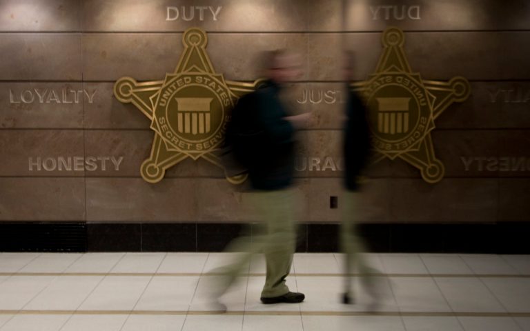 In this Feb. 20, 2014 photo, a man walks through a hall at Secret Service offices in Washington.(AP Photo/Carolyn Kaster)