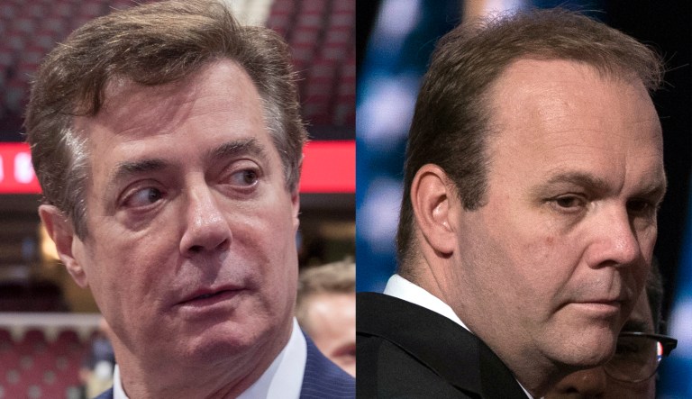 Manafort and Gates were indicted on twelve counts by a grand jury on Friday, two of which directly involved violations of the Foreign Agents Registration Act. (AP)
