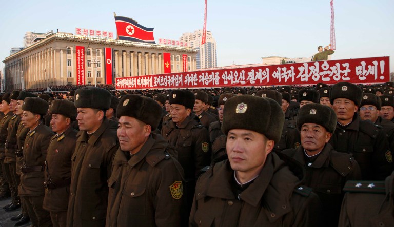 North Korea has alarmed U.S. officials by demonstrating at least the ability to fire a missile that could hit the United States, as well as detonate nuclear weapons. (AP Photo/Jon Chol Jin)