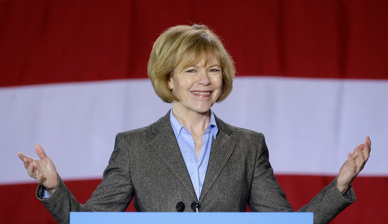 Minnesota Democratic Lt. Gov. Tina Smith is reportedly a top contender to, at least in the interim, replace embattled Democratic Sen. Al Franken, who faces sexual misconduct allegations from seven women now. (AP Photo/Ann Heisenfelt)