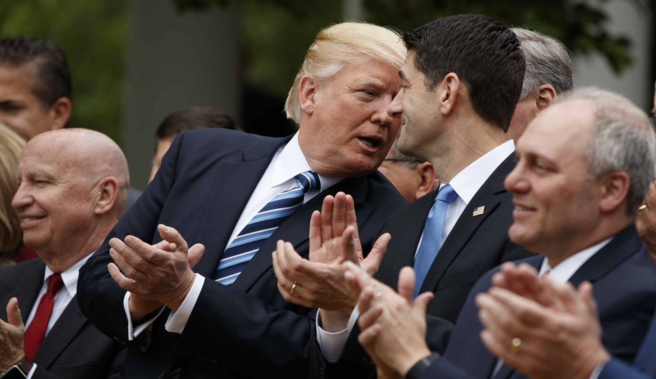 Trump tells senators the House healthcare bill is ‘mean’
