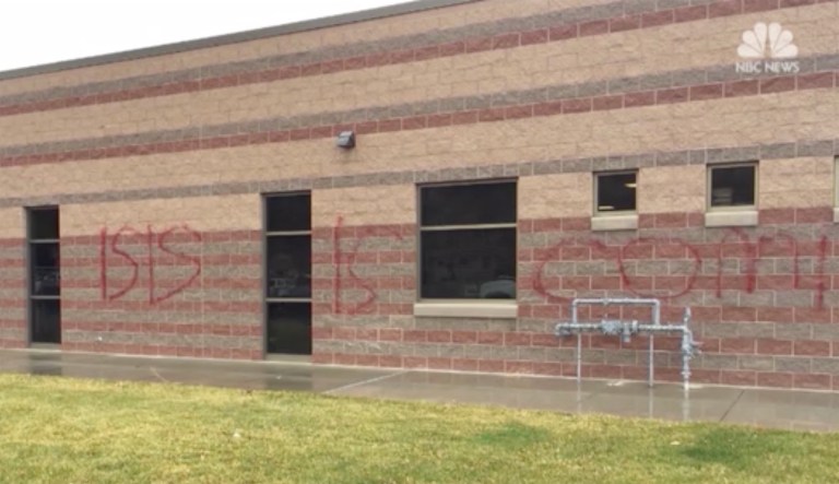 A teen charged with bringing a homemade bomb to a Utah high school is also connected to an incident at another school, where an American flag was destroyed and 