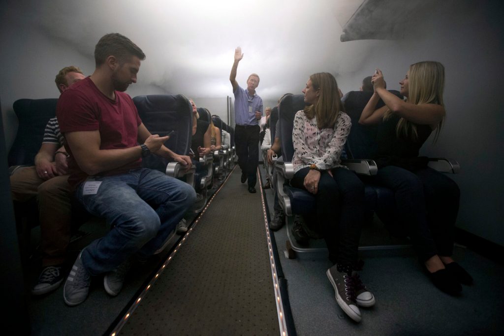 Learning how to survive a plane crash
