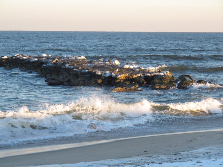 The U.S. Army Corps of Engineers is about to begin a beach replenishment project in Belmar, N.J., that will widen the beaches and provide more protection against severe storms. (AP Photo/Wayne Parry)