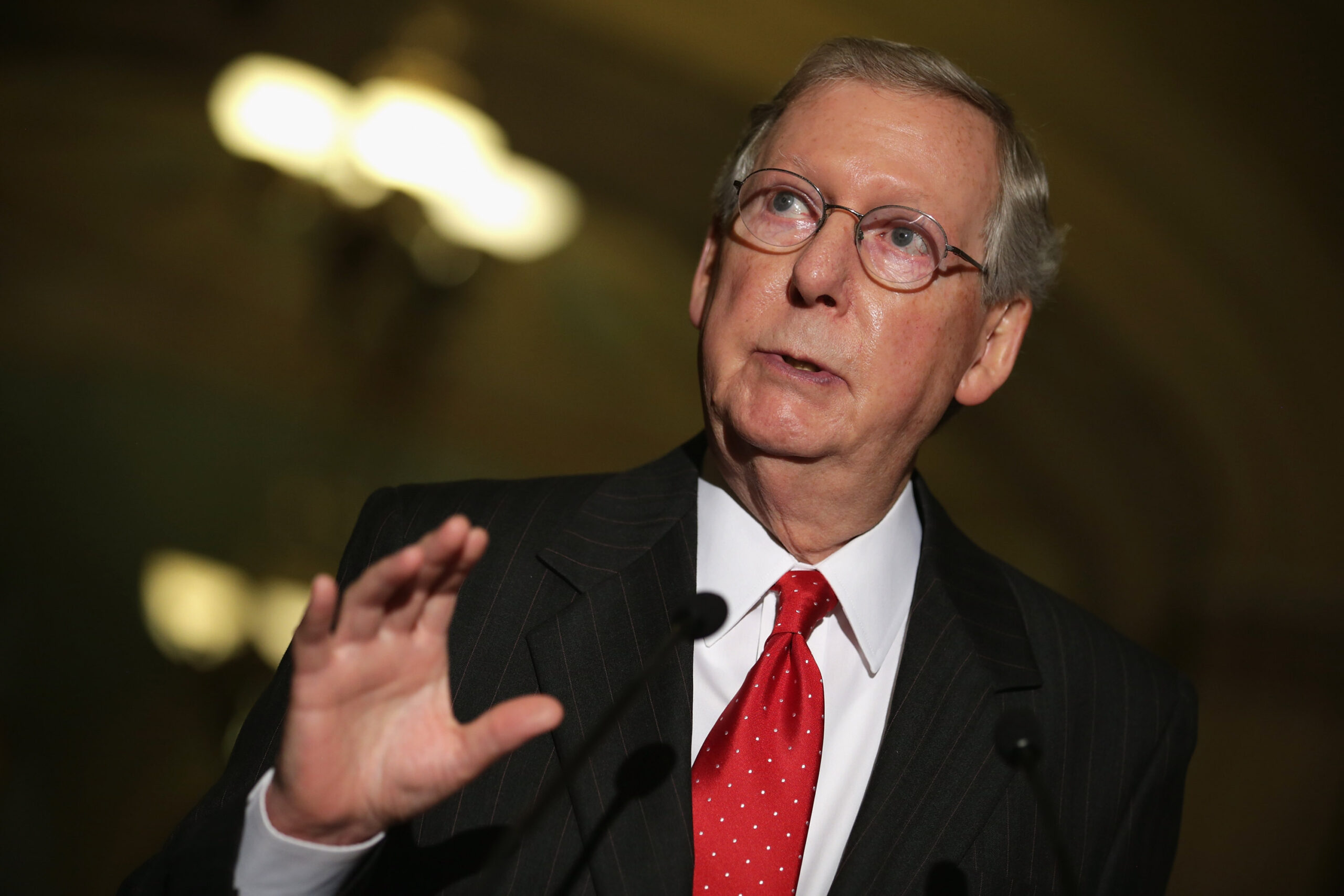 Mitch McConnell uses Syria stance to raise campaign cash