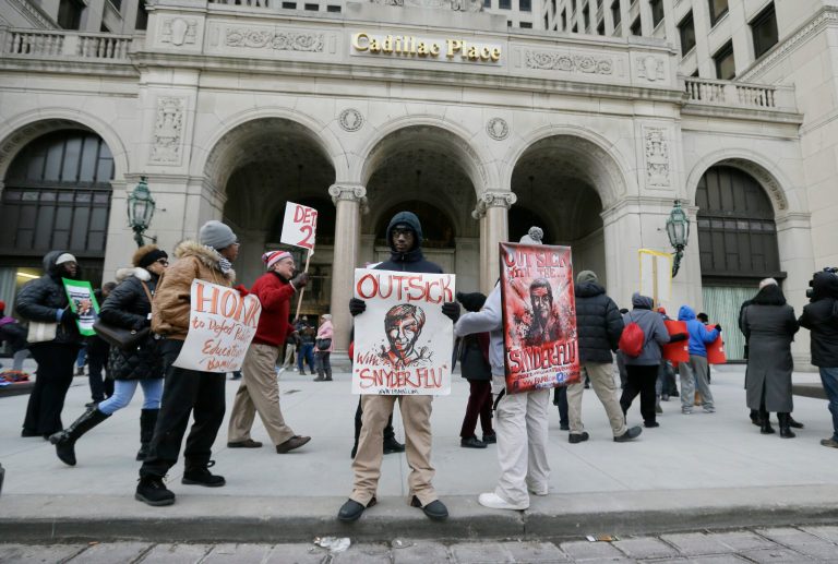 As the district's schools fall further into disrepair, district executives enjoyed exorbitant salaries. (AP Photo/Carlos Osorio)
