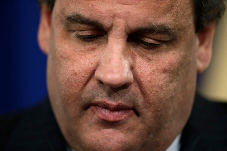 New Jersey Gov. Chris Christie speaks during a news conference at the Statehouse in Trenton, N.J., on Thursday. (AP Photo/Matt Rourke)