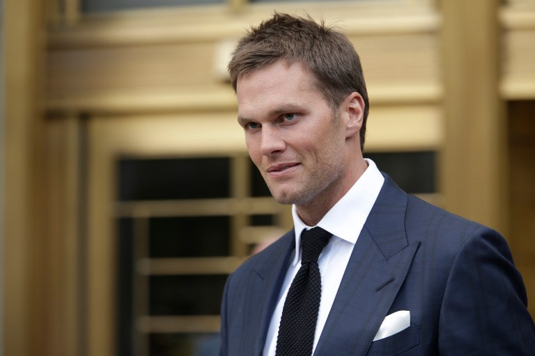 New England Patriots quarterback Tom Brady will not attend the Republican National Convention in Cleveland later in this month. (AP Photo/Mary Altaffer)