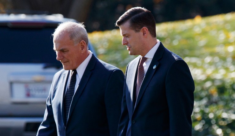 White House chief of staff John Kelly sent out a memo late last month declaring that the White House would be changing its security clearance process amid multiple controversies, including the Rob Porter domestic violence scandal. (AP Photo/Evan Vucci)