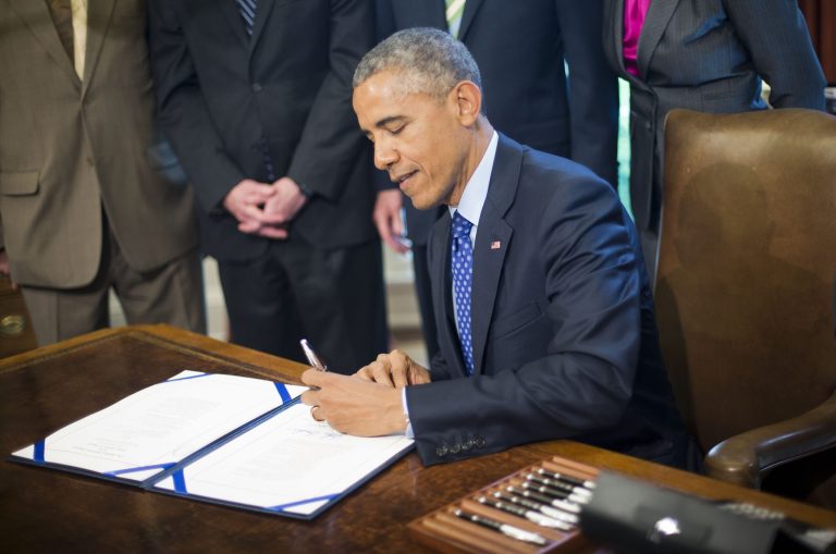 The USA Freedom Act was passed by Congress and signed into law by President Obama on June 2, 2015. (AP Photo)