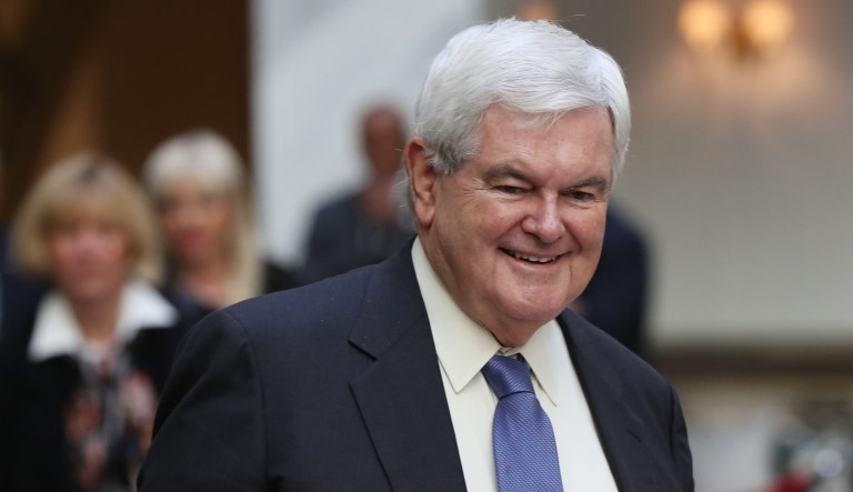 Former House Speaker Newt Gingrich on Tuesday predicted former President Barack Obama will be called to testify about how his administration handled internal reports about Russia's meddling in the U.S. election. (AP Photo/Manuel Balce Ceneta)