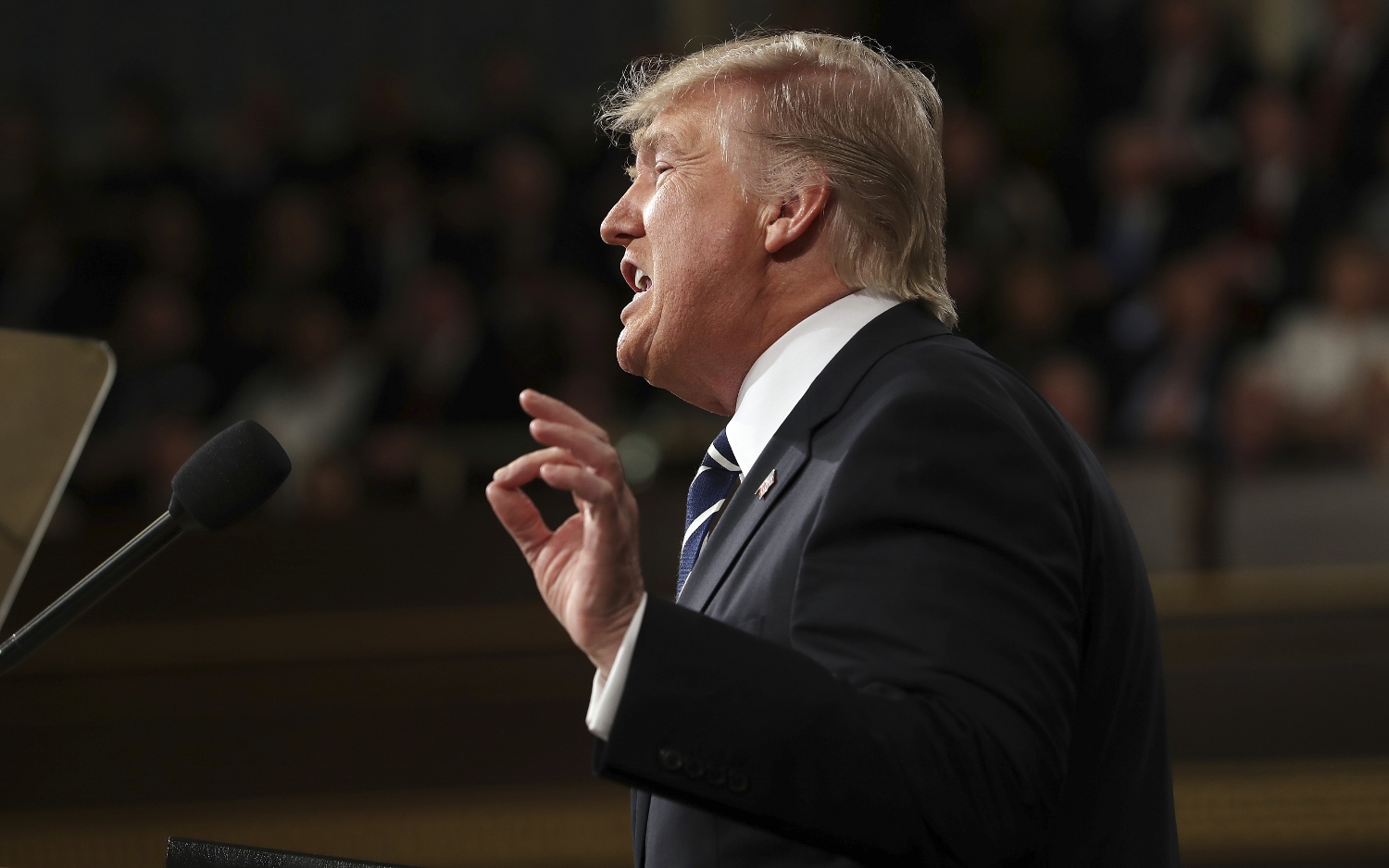 Trump uses —˜we’ more than 100 times in remarks to Congress