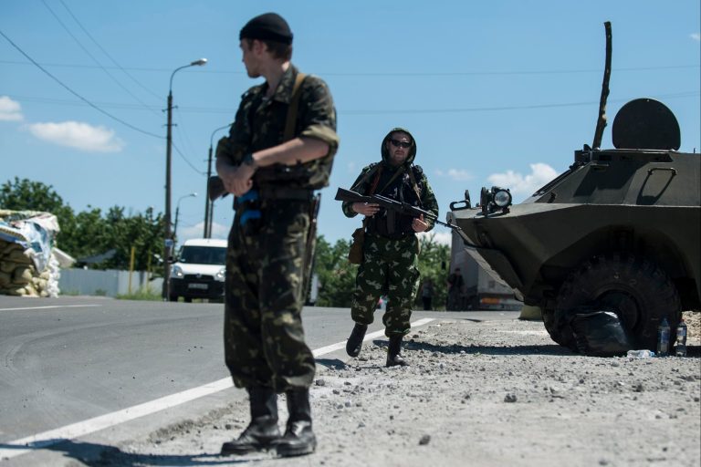 Pro-Russian fighters from a group that calls itself 