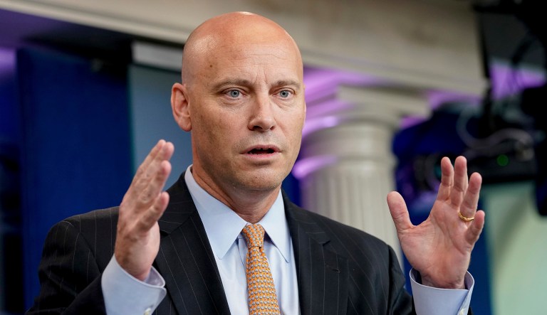 White House Director of Legislative Affairs Marc Short and Mnuchin both said tax reform had to be done this year. (AP Photo/Andrew Harnik)