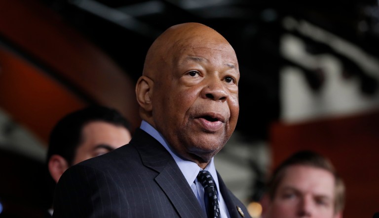 Cummings's office says that the congressman has been home recovering and doing physical therapy. (AP Photo/Alex Brandon, File)