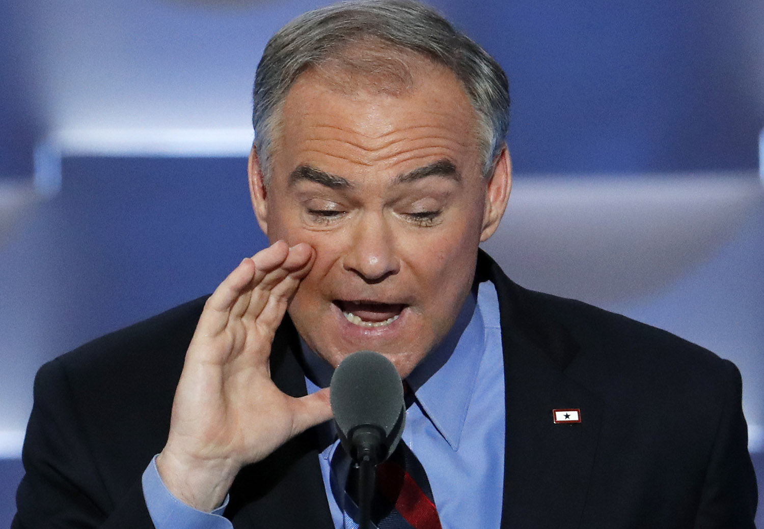 North Carolina GOP mistakenly calls Kaine’s Blue Star lapel pin ‘shameful’