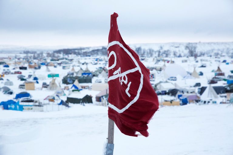 The Trash Is Upright at Standing Rock