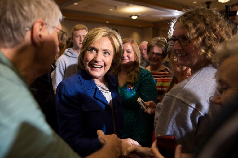 Clinton is now considered to be honest and trustworthy by only 32 percent of registered voters, and dishonest and untrustworthy by 63 percent, a personal record for her. (AP)