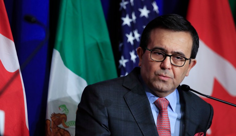 Ildefonso Guajardo, Mexican economic minister and lead negotiator for Mexico in the ongoing NAFTA talks, tweeted: 