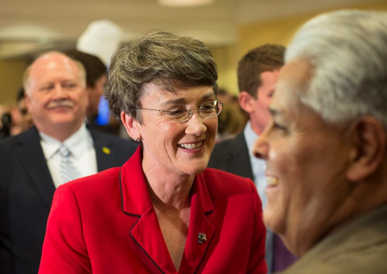 Air Force secretary nominee backs warnings from GOP defense hawks over dangers of continuing budget resolution. (AP Photo/Jake Schoellkopf)