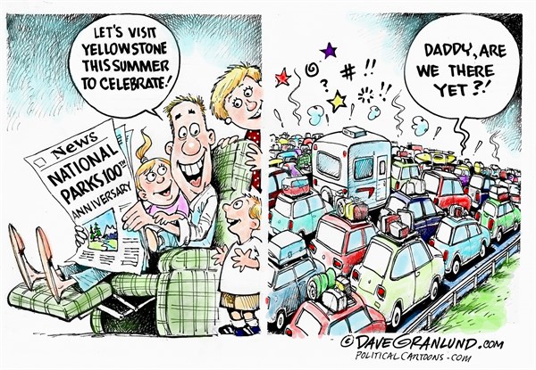 Editorial cartoon: Are we there yet?