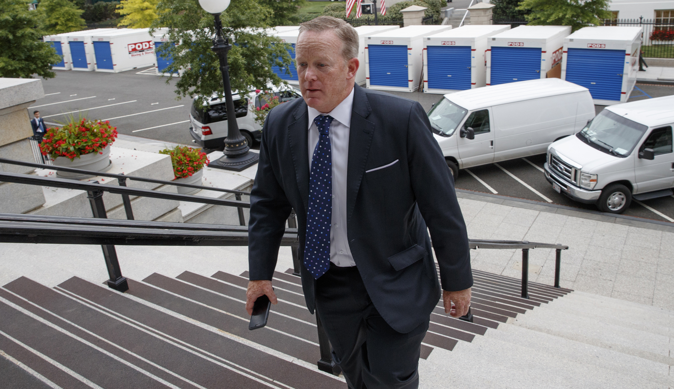 Sean Spicer denies Omarosa’s claim that he’s being paid to not criticize Trump