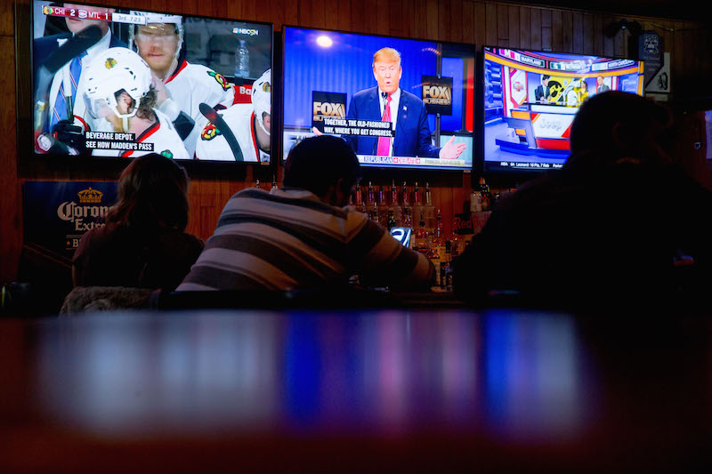 Trump was TV’s most newsworthy man of 2015