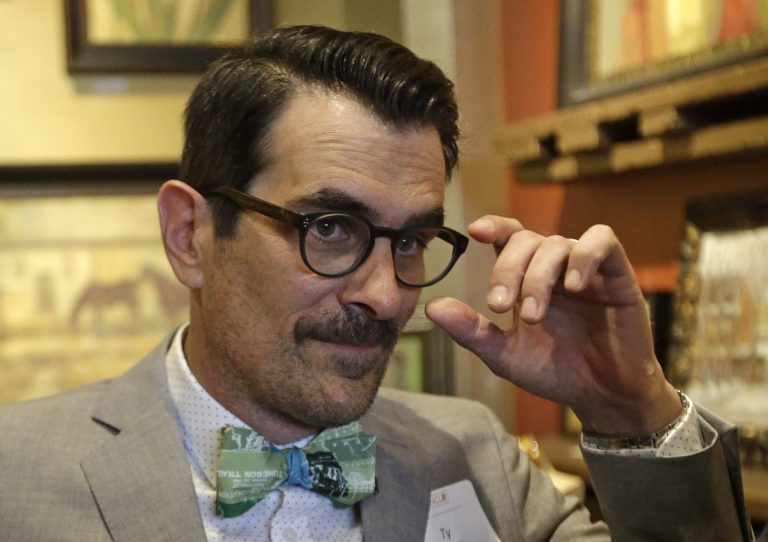 Modern Family actor Ty Burrell looks on during an interview Thursday, June 19, 2014, in Salt Lake City. Burrell is headlining a fundraiser in Salt Lake City on Thursday, an event staged by an organization that helps pay for the legal costs of challenging same-sex marriage bans. (AP Photo/Rick Bowmer)