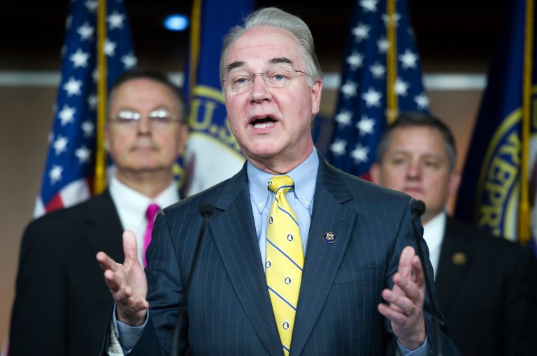House Budget Committee Chairman Tom Price, R-Ga., offered a budget plan that sets discretionary spending at $1.07 trillion, the same level agreed to last year. (AP Photo/Cliff Owen, File)