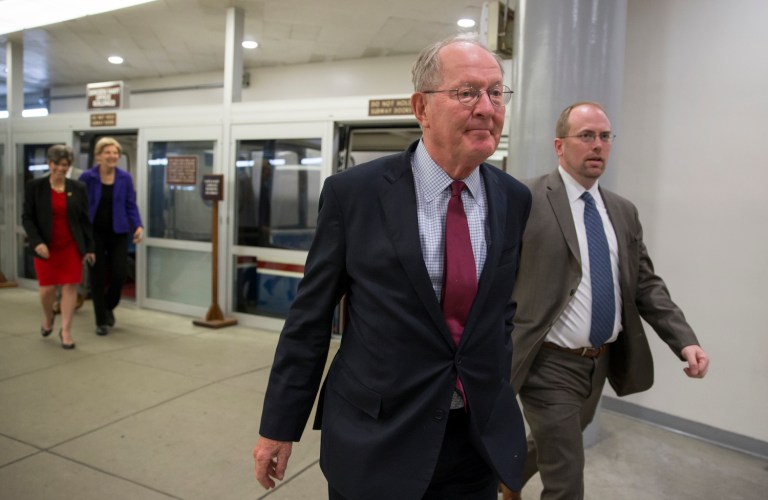 Alexander explained the important difference between federal regulations and guidance. (AP Photo/J. Scott Applewhite)