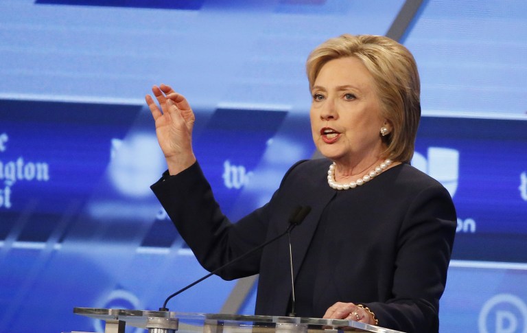 Hillary Clinton is a lot of things, but spontaneous is not one of them. (AP Photo/Wilfredo Lee)