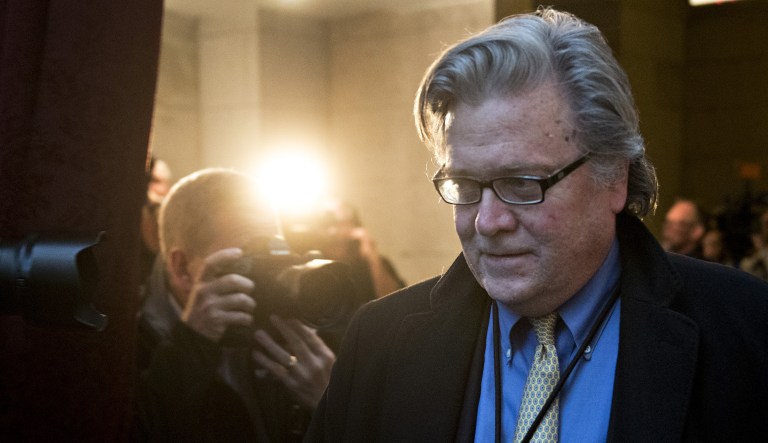 Steve Bannon decided not to extend an olive branch after President Trump released his own statement casting his former aide as a self-aggrandizing leaker who 