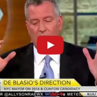 De Blasio Still Won’t Endorse Hillary